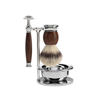 MÜHLE Sophist Eisenholz Rasierset 4 teilig