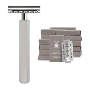 MÜHLE Rasierhobel HEXAGON - Silber