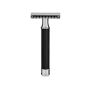 MÜHLE Rasierhobel TRADITIONAL - offener Kamm - Metall Schwarz