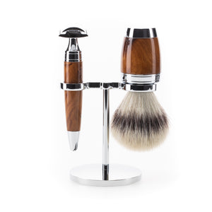 MÜHLE Stylo Thuja Holz Rasierset 3 teilig