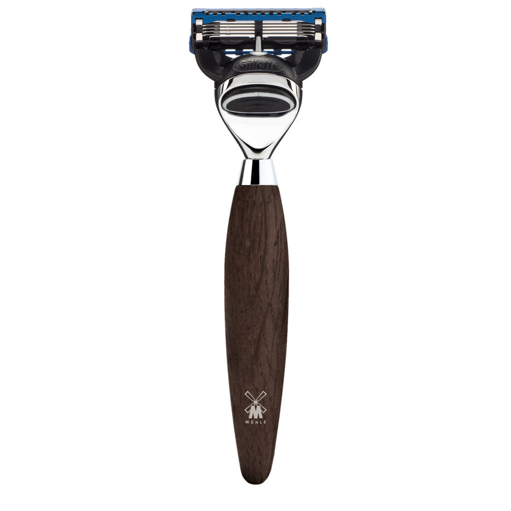 MÜHLE Nassrasierer Kosmo - Gillette® Fusion™ - Mooreiche