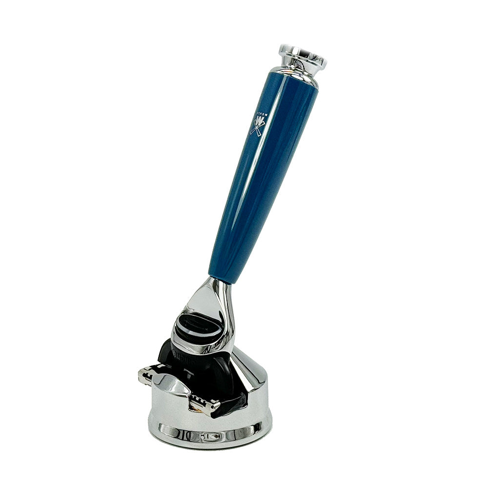 MÜHLE Nassrasierer RYTMO - Gillette® Fusion™ - Edelharz Petrol