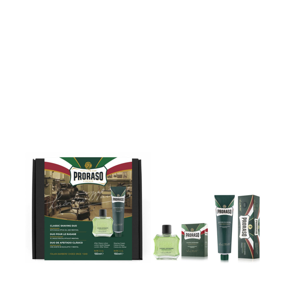 Proraso GREEN Set Rasiercreme & After Shave Lotion Eukalyptus bestellen