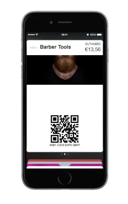 Barber Tools Gutschein als Apple Wallet