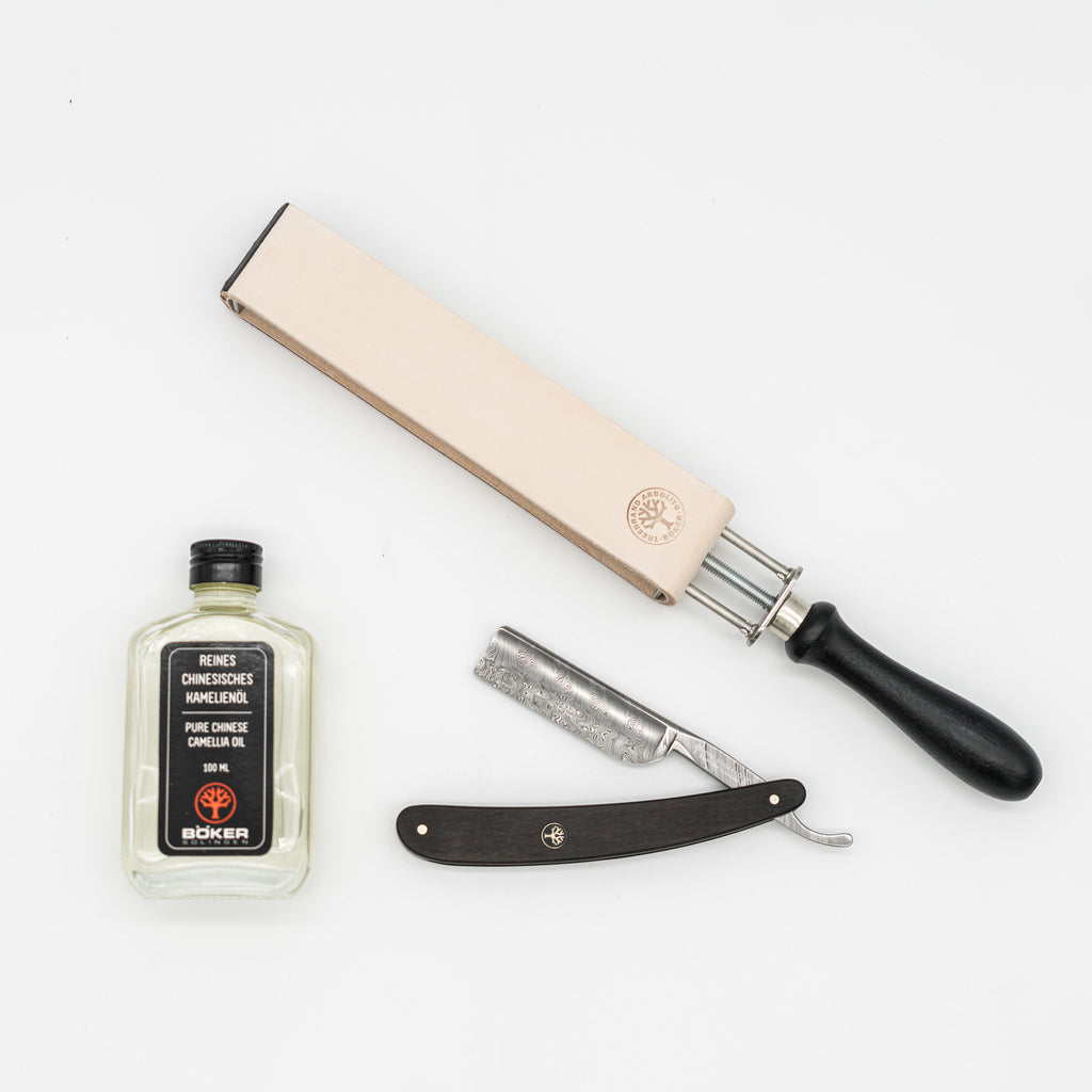 Rasiermesser Set Damast Ebenholz BÖKER günstig kaufen