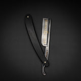 Böker Rasiermesser Schwarzgold mit Heft aus Mooreichenholz aus Ebenholz 