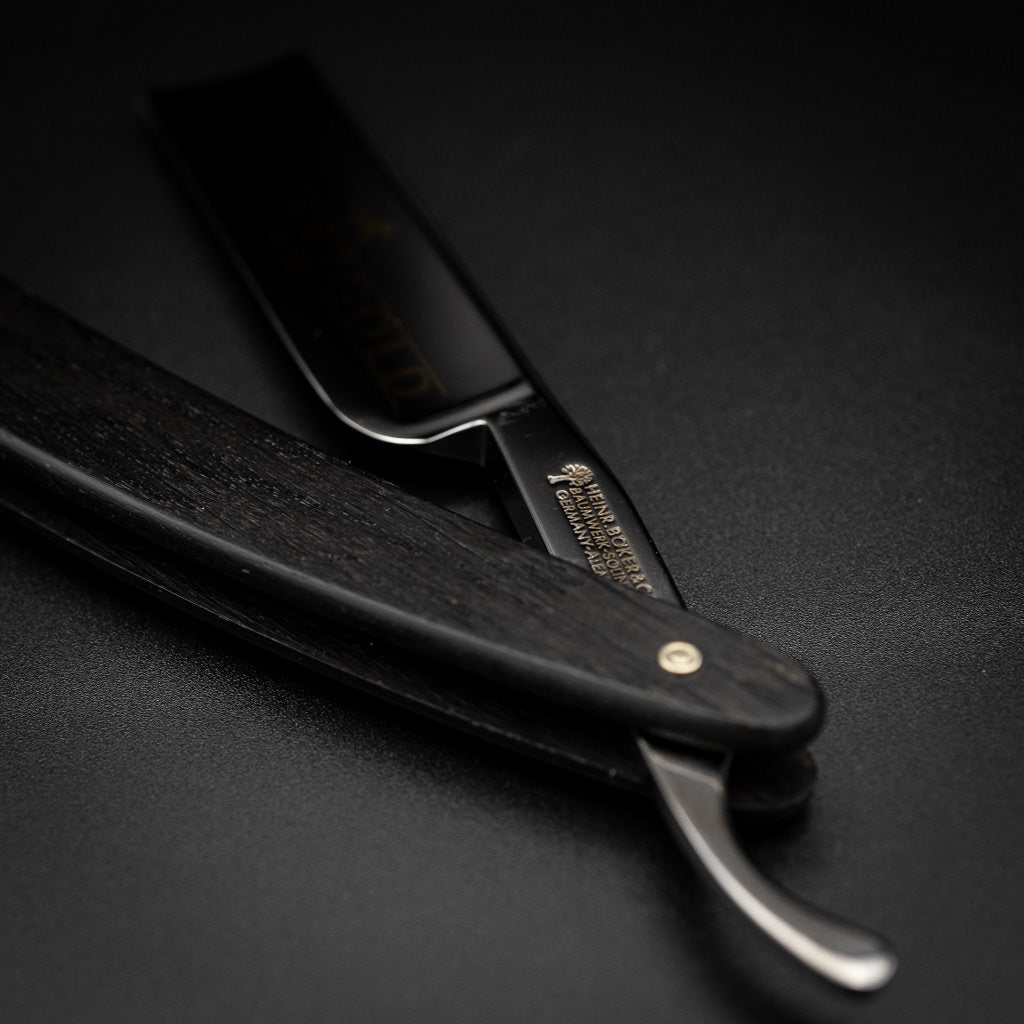 Böker Rasiermesser Detailaufnahme mit Original Bökerstempel