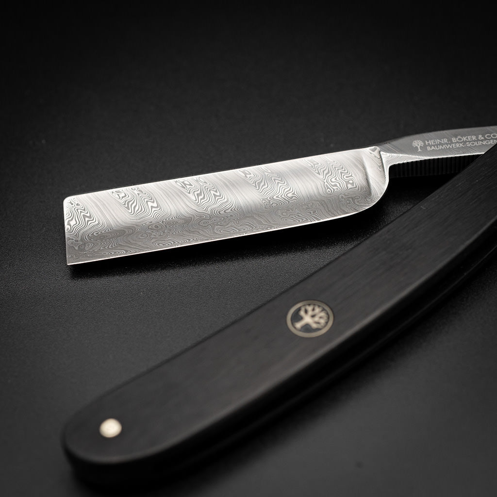 Rasiermesser Set - Damast Ebenholz