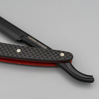 Detailansicht Böker Barberette Black & Red, Rasiermesser mit Wechselklinge online kaufen