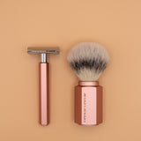 MÜHLE Hexagon Sunrise Rasierhobel und Rasierpinsel bei Barber Tools 