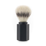 MÜHLE Hexagon Rasierpinsel Graphite Silvertip Fibre®