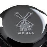 MÜHLE Purist Edelharz Schwarz Rasierpinsel Detail