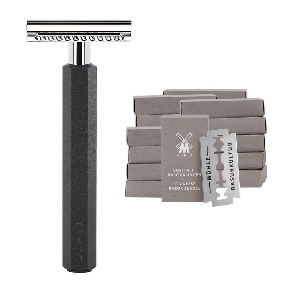 MÜHLE Rasierhobel HEXAGON - Graphite