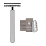 MÜHLE Rasierhobel HEXAGON - Silber