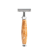 MÜHLE Rasierhobel Purist Karelische Maserbirke