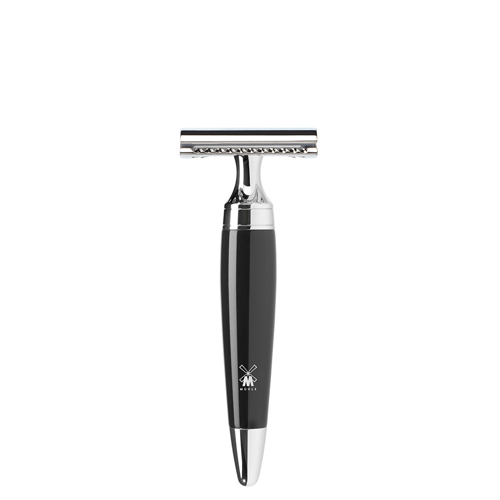 MÜHLE Rasierhobel Stylo Edelharz schwarz