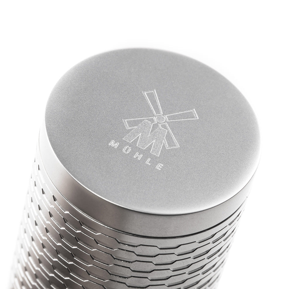 MÜHLE Rasierpinsel ROCCA - Griff aus Edelstahl