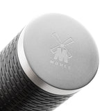 MÜHLE Rasierpinsel ROCCA - Griff Edelstahl Schwarz