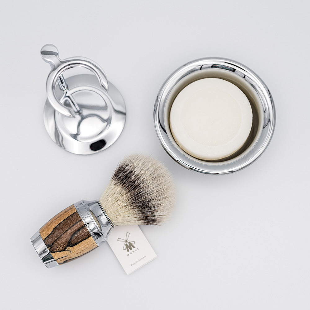 Rasierpinsel Set STYLO, vier MÜHLE-Produkte günstig kaufen