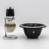 Schwarzes Rasierset 3-teilig von MÜHLE im Online Shop