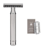 MÜHLE Rasierhobel TRADITIONAL R41 - offener Kamm Metall verchromt