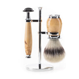 MÜHLE Purist Karelische Maserbirke Rasierset 3 teilig
