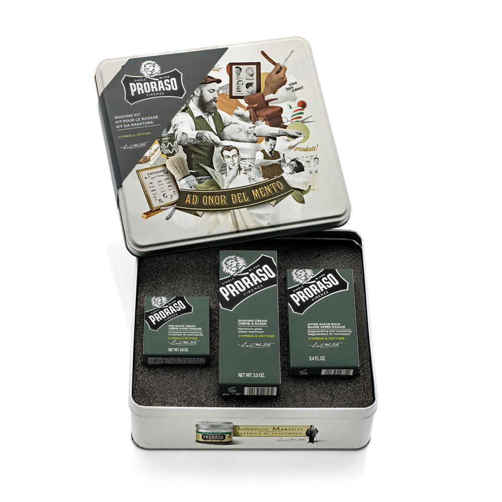 Proraso Rasier Pflege Set Cypress & Vetyver hier im Online-Shop