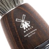 MÜHLE Rytmo Esche gedämpft Rasierpinsel Detail