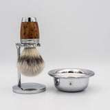 Rasierpinsel Set braun Thuja-Holz von MÜHLE günstig kaufen