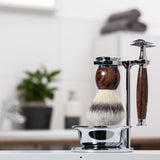 MÜHLE Sophist Eisenholz Rasierset 4 teilig im Bad