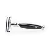 MÜHLE Sophist Rasierhobel Edelharz Schwarz