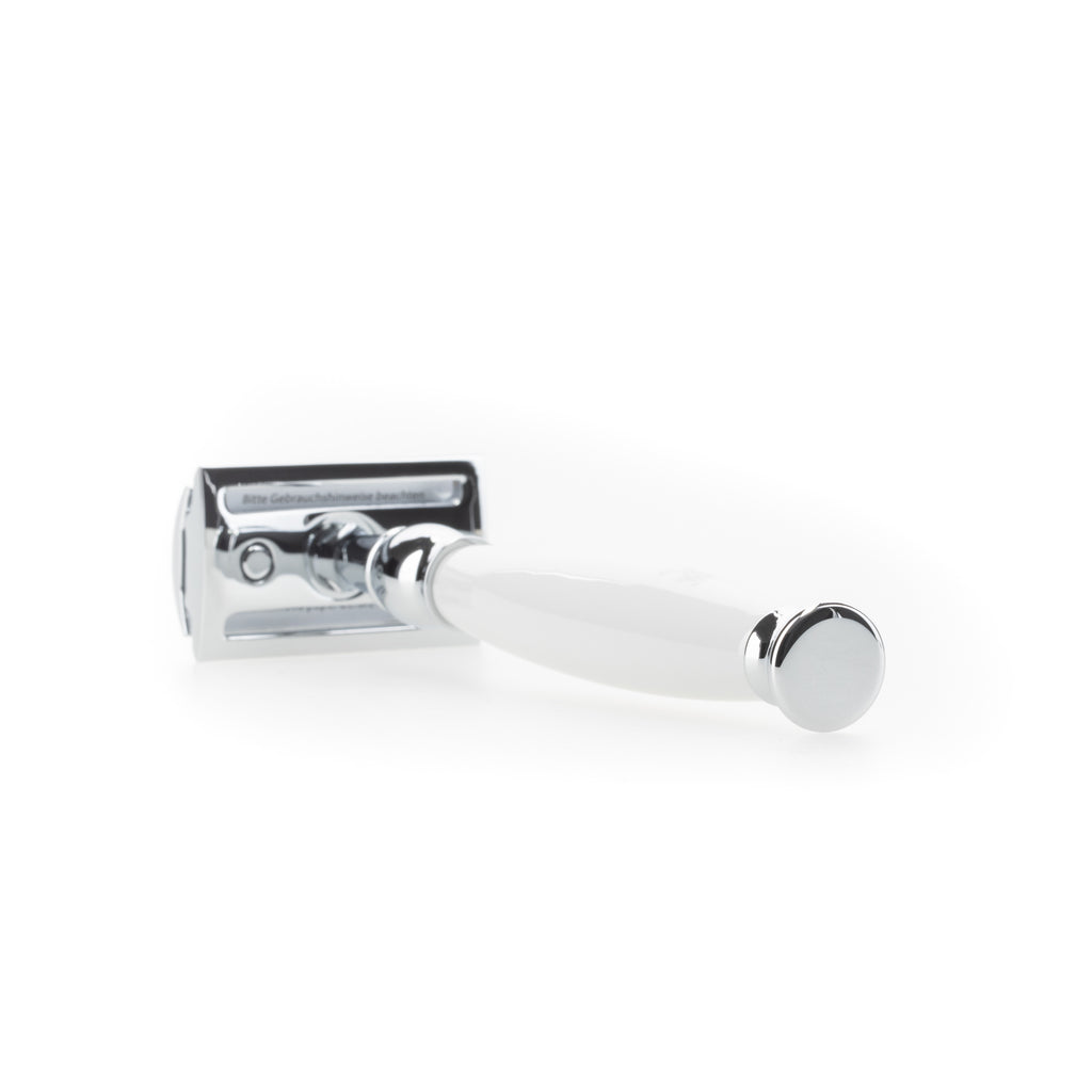 MÜHLE Sophist Rasierhobel aus Porzellan Rückseite