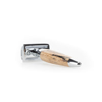 MÜHLE Stylo gestockte Buche Rasierhobel Rückansicht