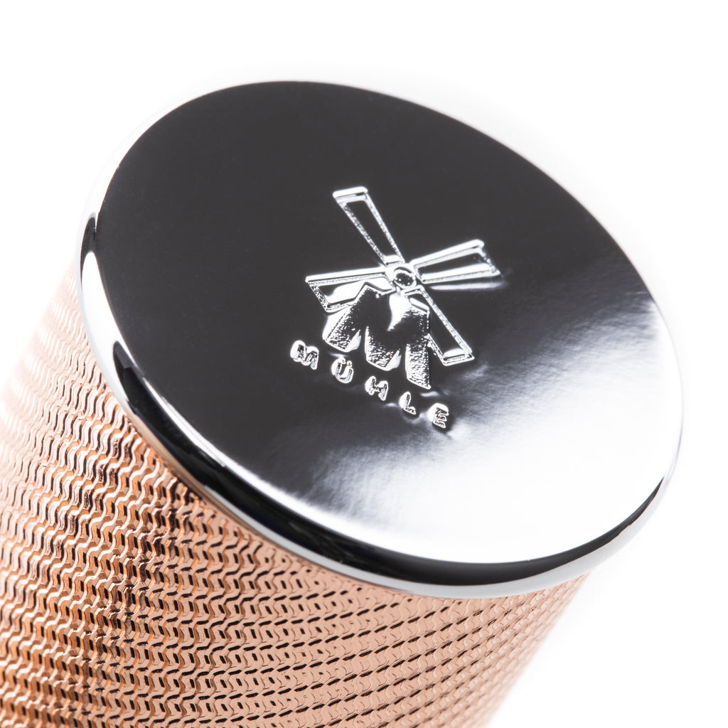 MÜHLE Traditional Rasierpinsel Rot vergoldet mit MÜHLE Logo