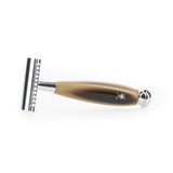 MÜHLE Vivo Rasierhobel Edelharz Hornbraun