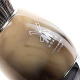 MÜHLE Vivo Rasierpinsel aus Edelharz Hornbraun Detail