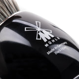 MÜHLE Vivo Rasierpinsel Edelharz Schwarz Detail